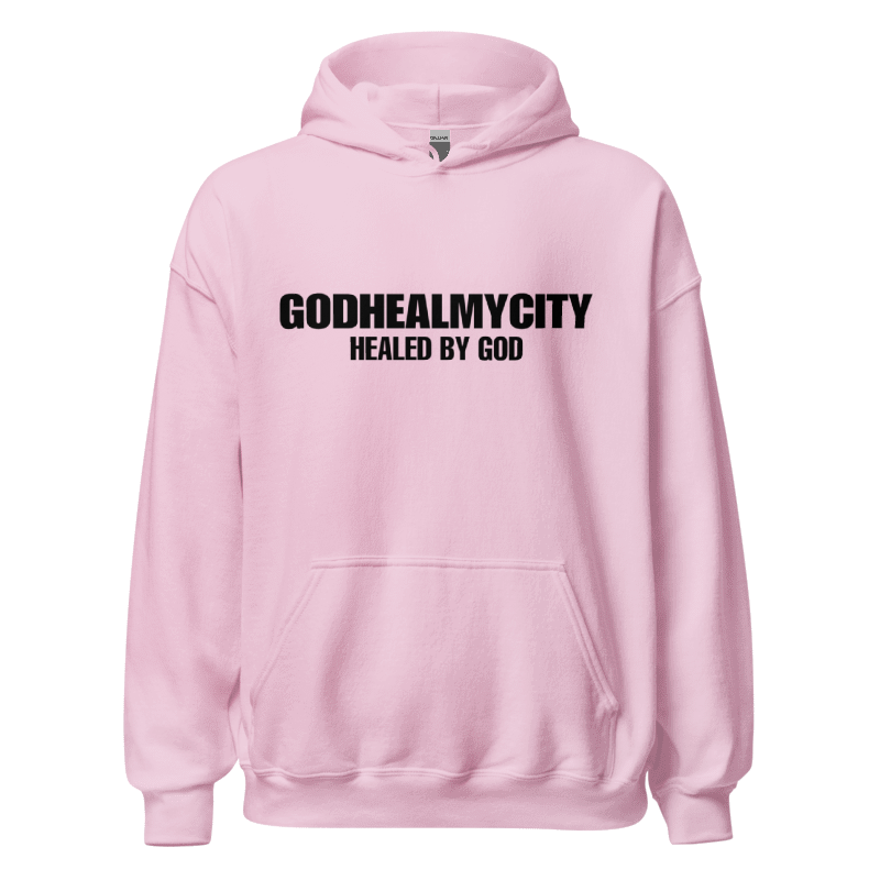 Pink & Black GHMC Healed BY GOD HOODIE