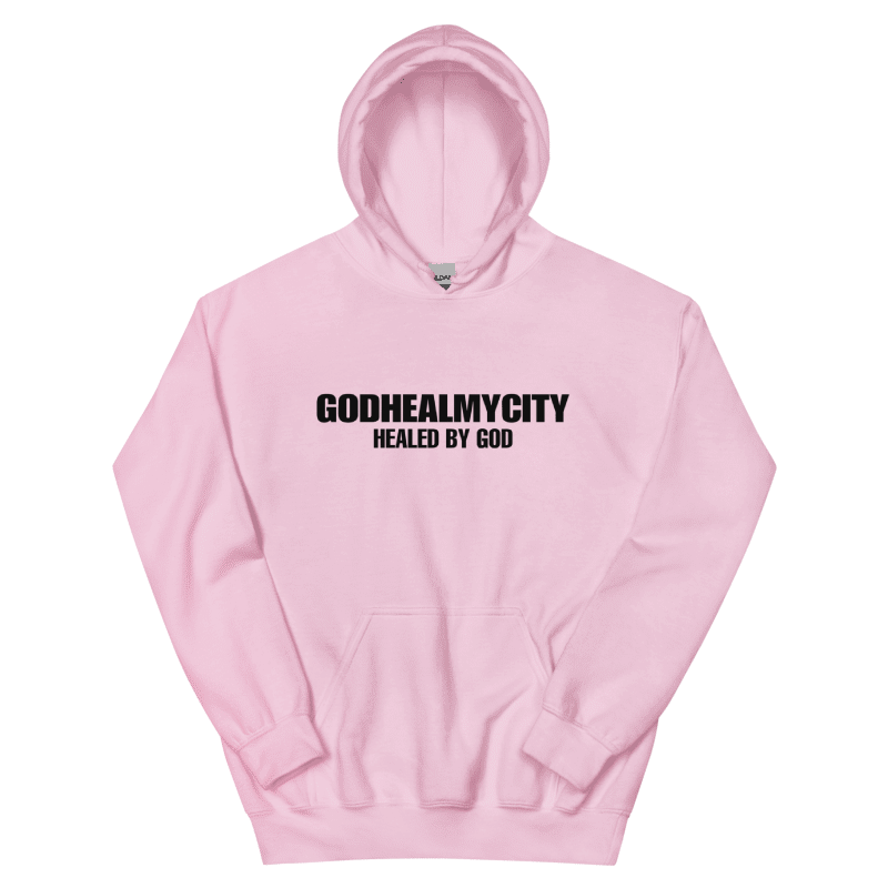 Pink & Black GHMC Healed BY GOD HOODIE